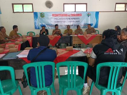 MONITORING DAN EVALUASI APBDES SEMESTER 1 TAHUN 2025